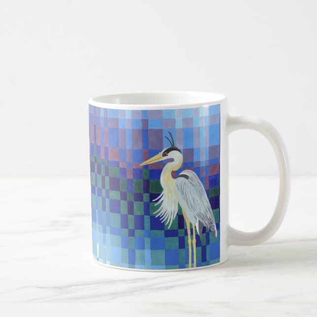 Mug Héron de grand bleu (Droite)