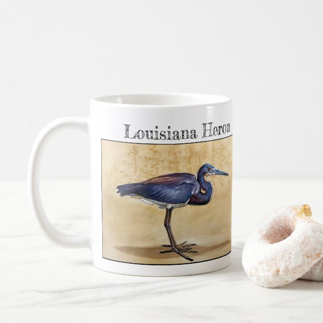 Mug Héron de Louisiane (Egretta tricolor) (Avec donut)