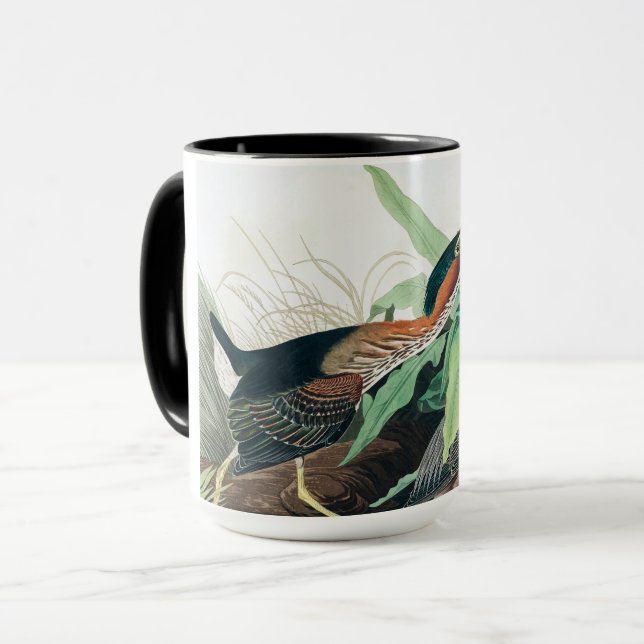 Mug Heron vert par John James Audubon (Devant gauche)