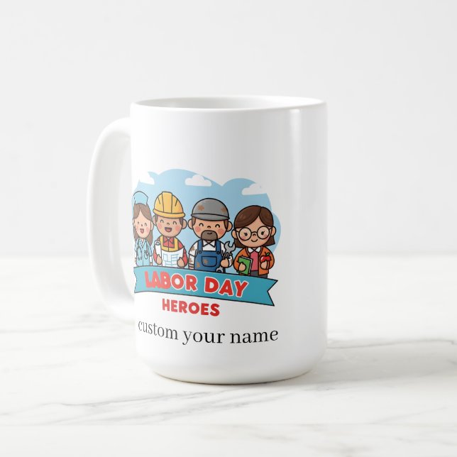 Mug Héros de la fête du Travail (Devant gauche)