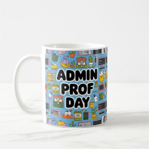 Mug Héros derrière le bureau