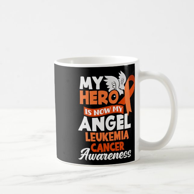 Mug Héros Est Maintenant Mon Angle Soutien Leucémie Ca (Droite)
