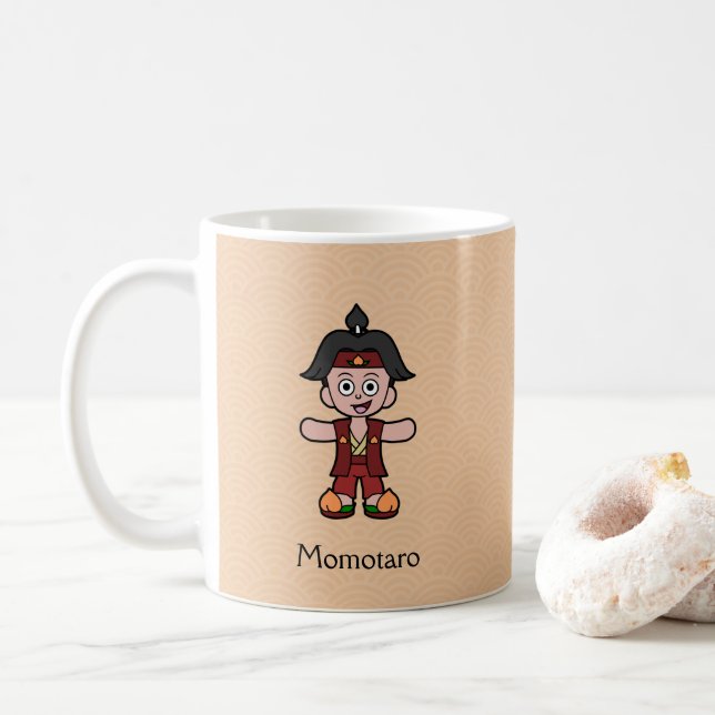 Mug Héros japonais Peach Boy Momotaro (Avec donut)
