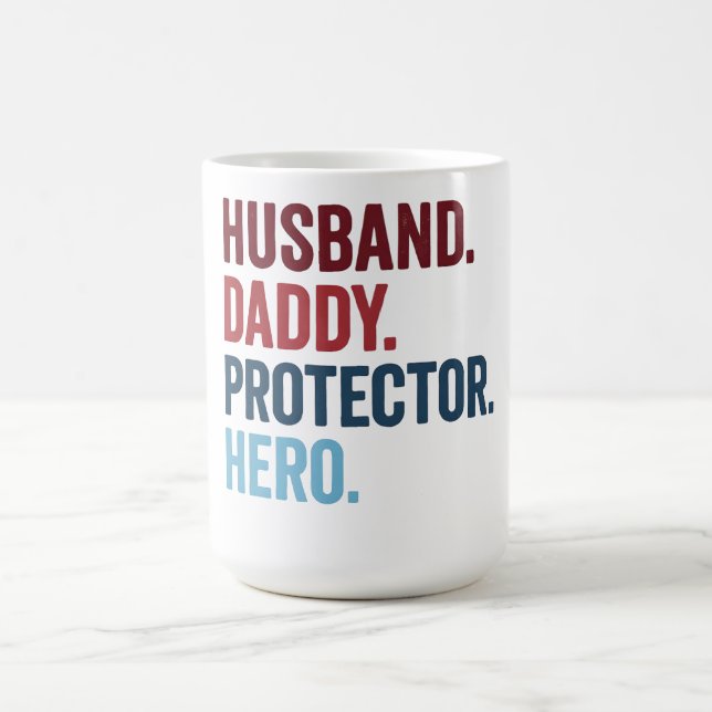 Mug Héros protecteur papa mari (Centre)