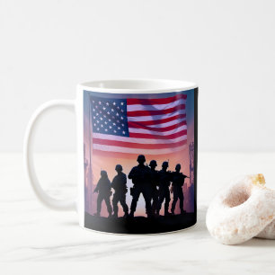 Mug Héros vétéran Soldat 4 juillet fête de l'indépenda