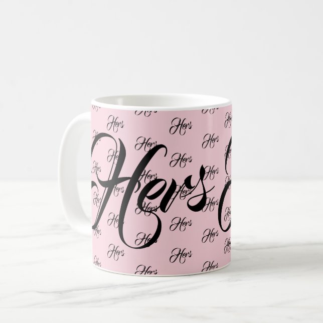 Mug Hers Avec Motif (Devant gauche)