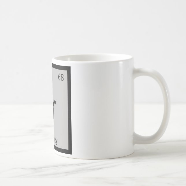 Mug Heu - symbole gris de Tableau périodique de chimie (Droite)
