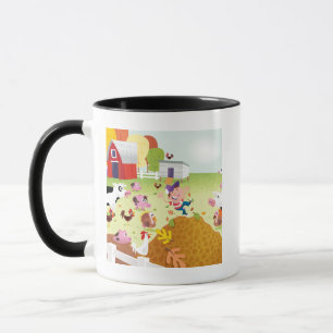 Mug Heure de compter - la basse cour