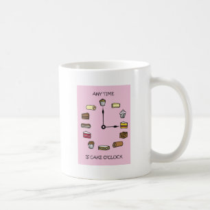 Mug Heure de gâteau, bande dessinée d'amants de gât