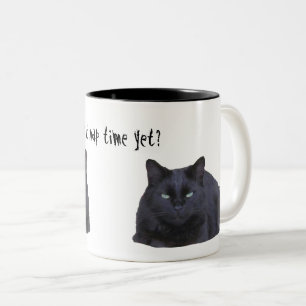 Mug - Heure de la sieste ? Chat noir