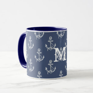 Mug Heure d'été Monogramme Océan