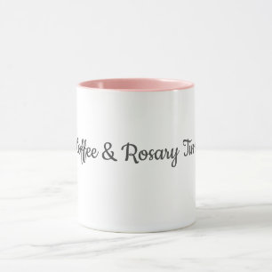 Mug Heure du café et du Rosaire