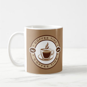 Mug Heure élégante du café