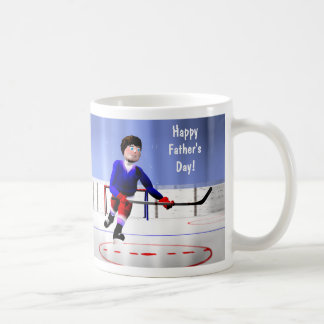 Mug Heures supplémentaires de hockey sur fête des père