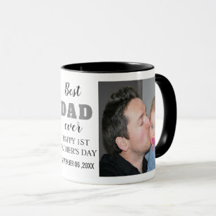 Mug Heureuse 1ère Fête des pères 20XX Meilleur papa