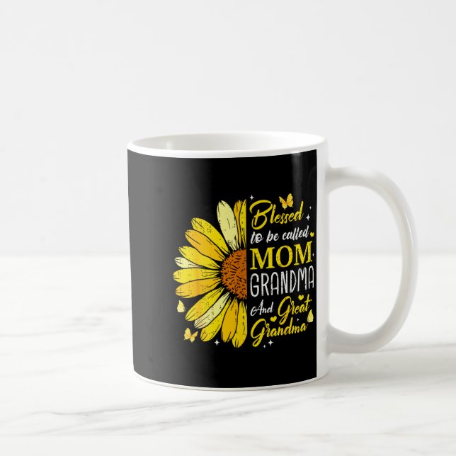 Mug Heureuse d'être appelée maman grand-mère arrière-g (Droite)