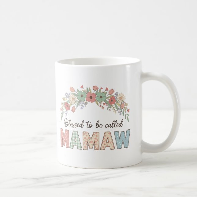 Mug Heureuse d'être appelée Mamaw (Droite)
