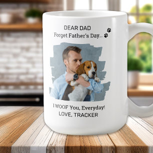 Mug Heureuse Fête des pères Je t'ai lue Pet Photo Ch
