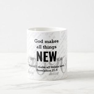 Mug HEUREUSE NOUVELLE ANNÉE 2020 Customisée Écriture B