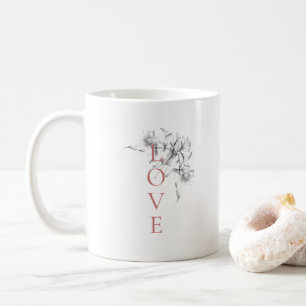 Mug Heureuse Sainte-Valentin 2023 - L'amour est l'amou