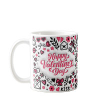 heureuse Sainte-Valentin amusant rose 3d