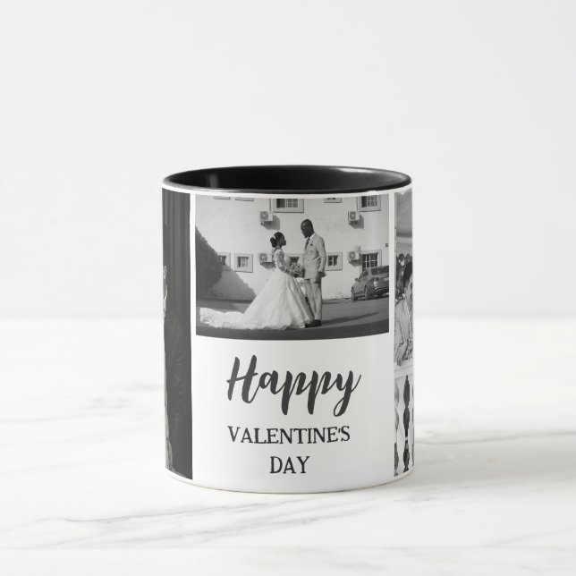 Mug Heureuse Sainte-Valentin couple mariage photo (Centre)