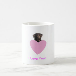 Mug Heureuse Sainte-Valentin de labrador retriever