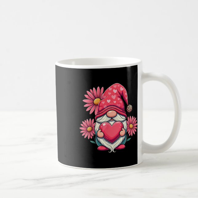 Mug Heureuse Sainte-Valentin Gnome Avec Tournesol Léop (Droite)