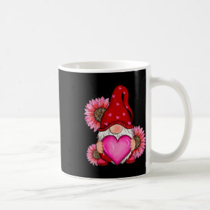 Mug Heureuse Sainte-Valentin Gnome Avec Tournesol Léop