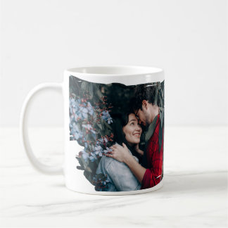 Mug Heureuse Sainte-Valentin personnalisé photo & noms