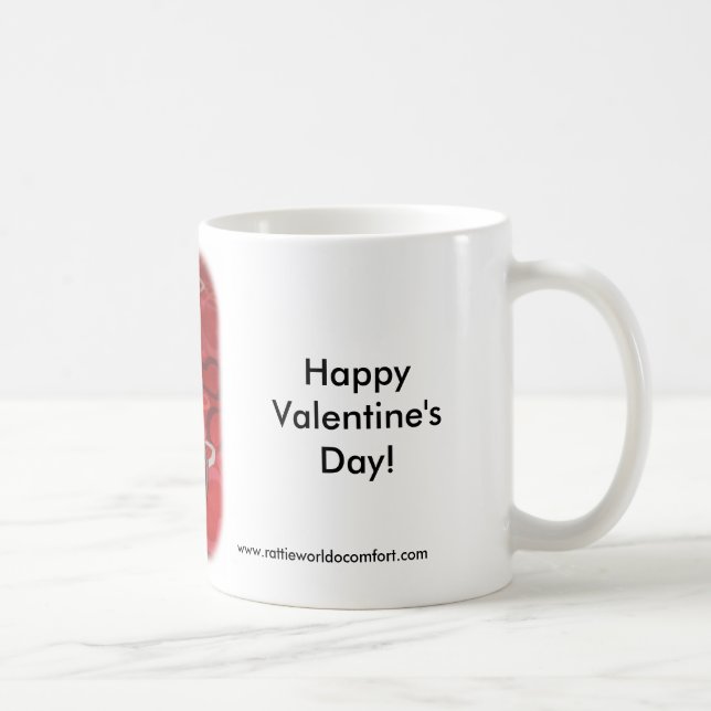 Mug Heureuse Sainte-Valentin Rattie (Droite)