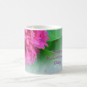 Mug heureuse Sainte-Valentin rose rose