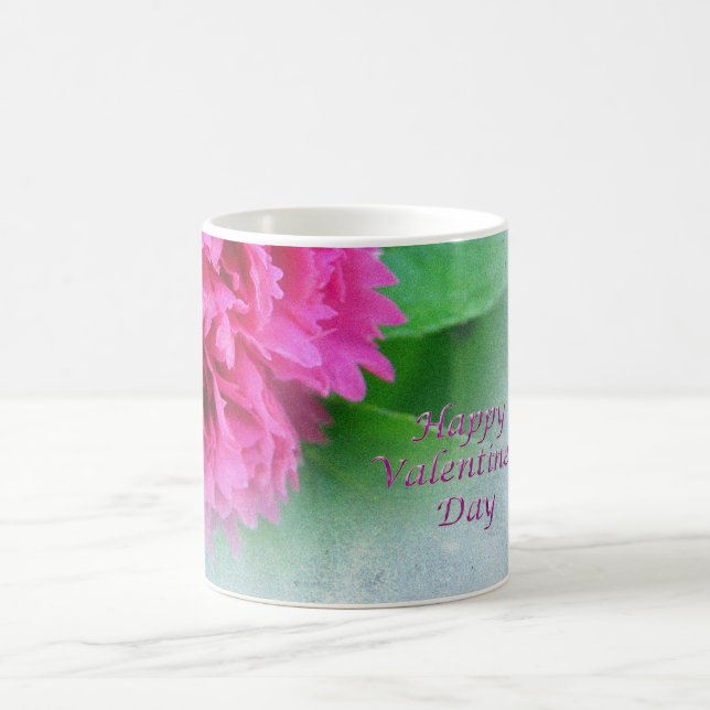 Mug heureuse Sainte-Valentin rose rose (Centre)