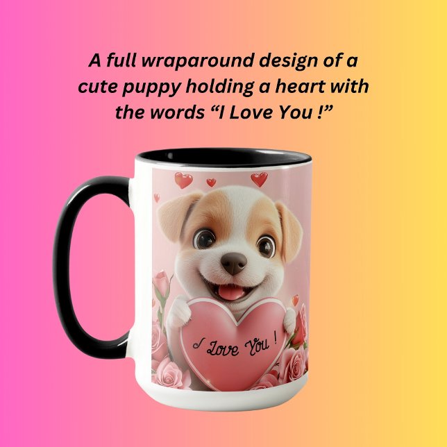 Mug Heureuse Sainte-Valentin (votre nom) (Créateur téléchargé)