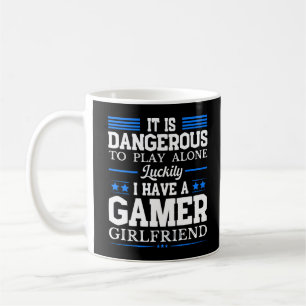 Mug Heureusement, J'Ai Un Gamer Girlfriend Funny Coupl