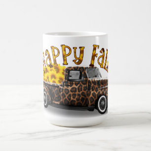 MUG HEUREUSEMENT TOMBER CAMION VINTAGE AVEC DÉBORDEMEN
