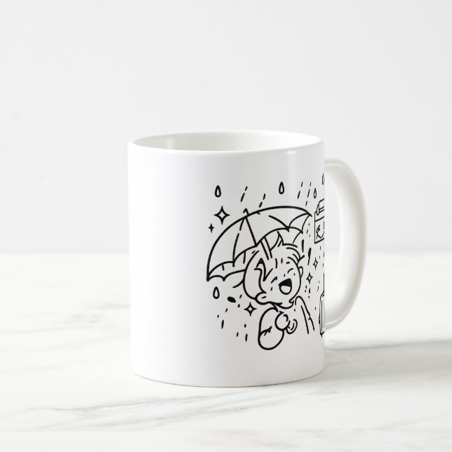 Mug heureux (Devant droit)