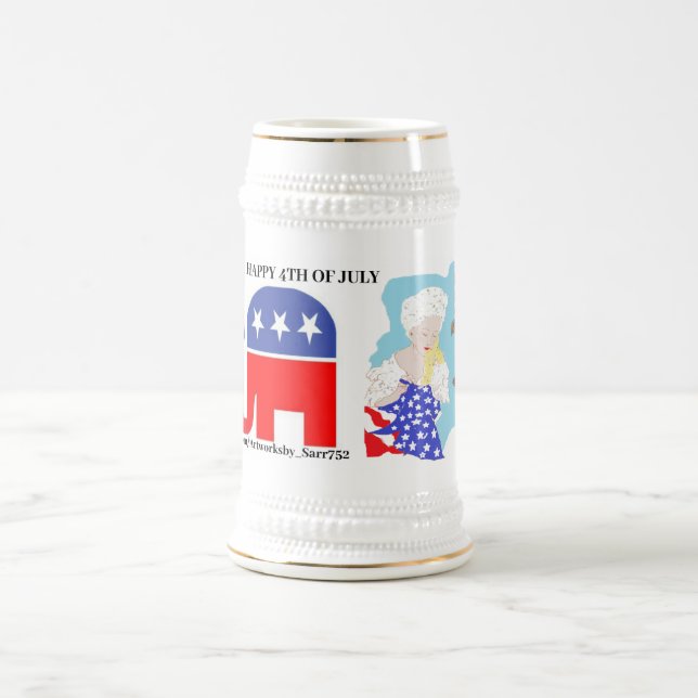 Mug : HEUREUX 4 JUILLET (Centre)