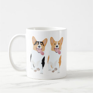 Mug Heureux amis Corgi