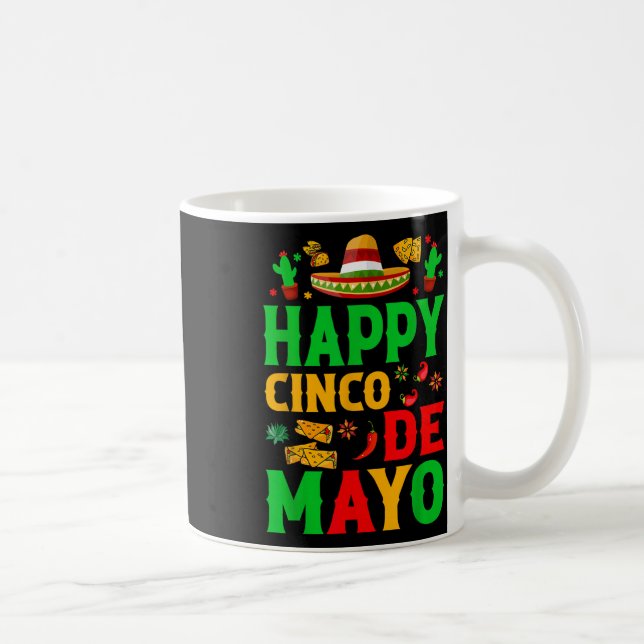 Mug Heureux Cinco De Mayo Mexicain Fiesta Squad 5 De M (Droite)