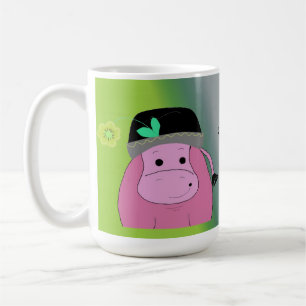 Mug Heureux comme un Hippopotame - Hippopotame