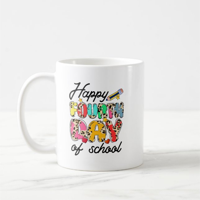Mug heureux deuxième jour de l'école 2 (Gauche)