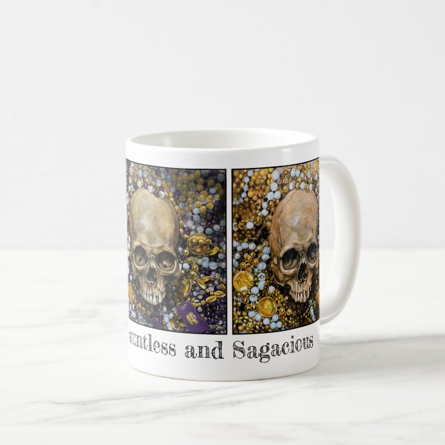 Mug Heureux et Intrépide et Sagace (Devant droit)