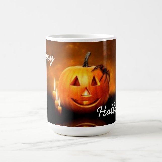 Mug heureux Halloween Mug/Citrouille et Spider (Centre)