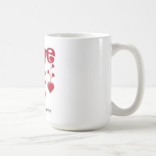 MUG HEUREUX JOUR DE LA VALENTINE 2024 LOVE RED HEART