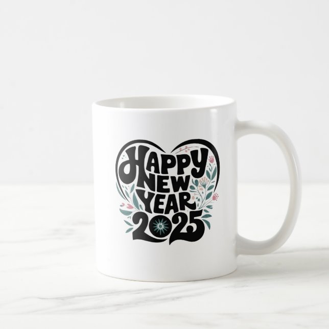 Mug heureux nouvel an 2025 (Droite)