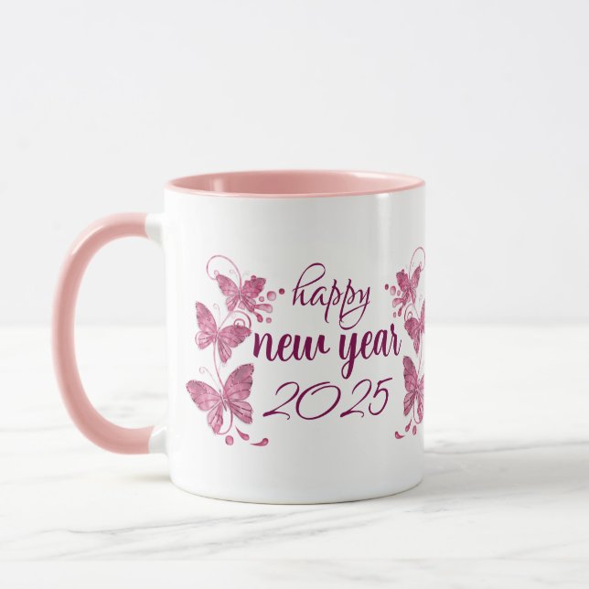 Mug heureux nouvel an 2025 (Gauche)