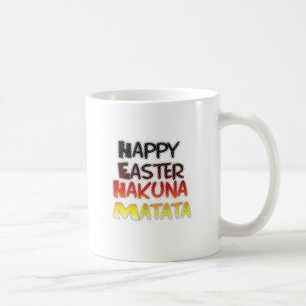Mug Heureux Pâques Hakuna Matata Saison de Vacances
