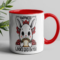 Heureux Rabbit bonheur a l'air bon sur vous