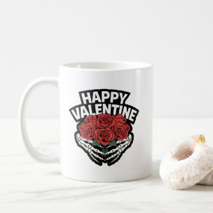 Mug Heureux Valentin Même les os ont besoin d'amour